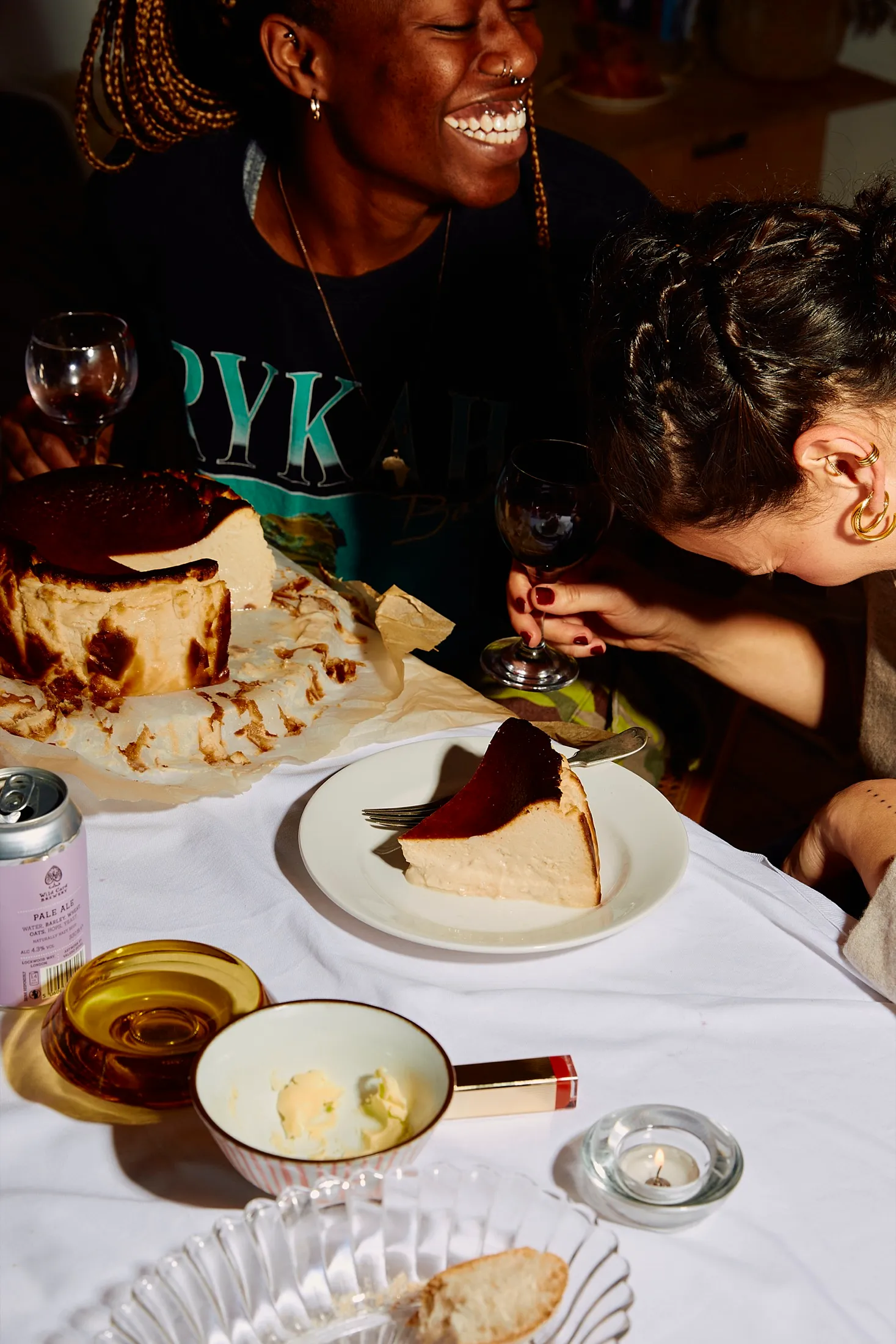 Basque Cheesecake Dinner Party