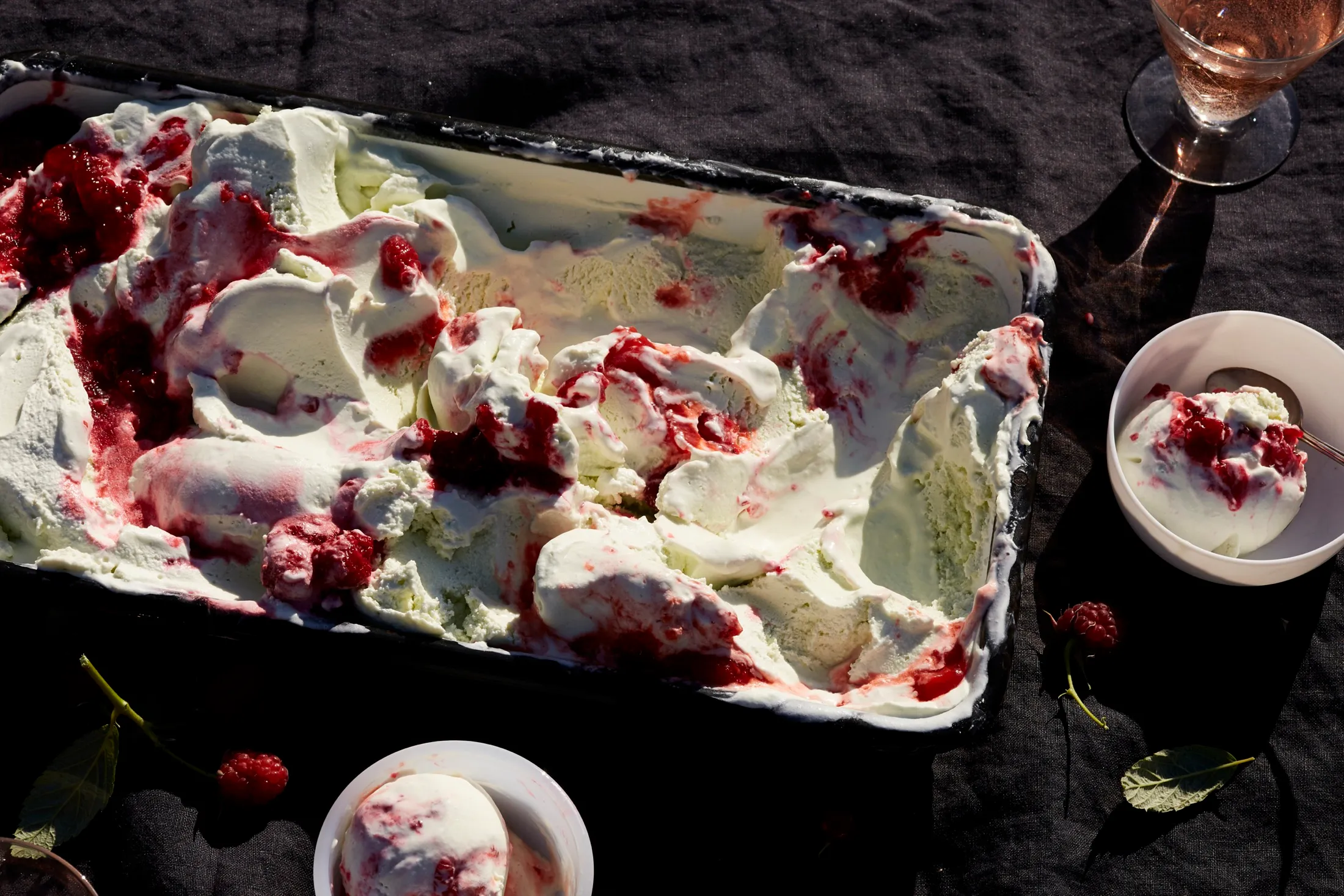 Berry Mint Icecream Alfresco Dining