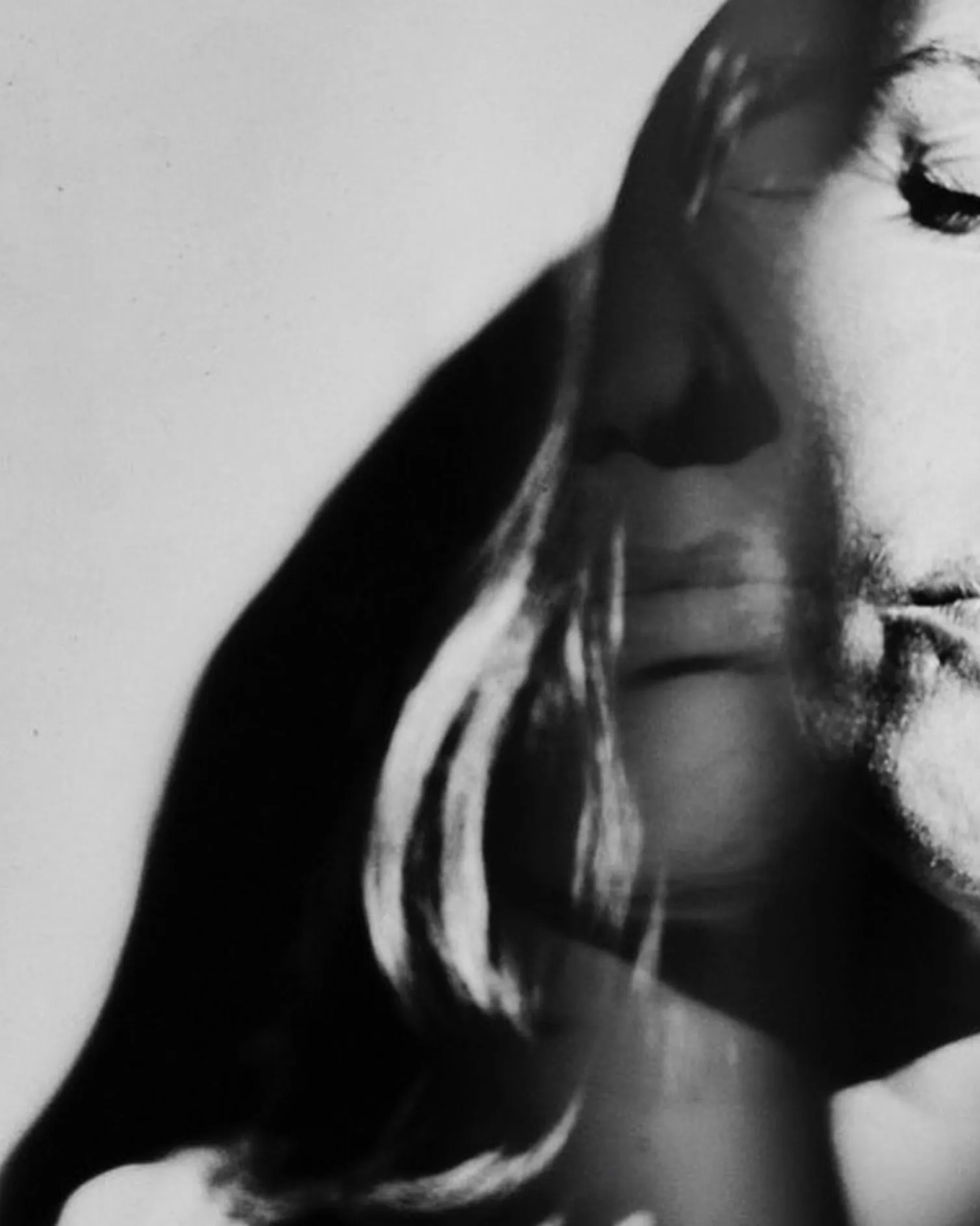 Black White Portrait Reflection Analogue Film
