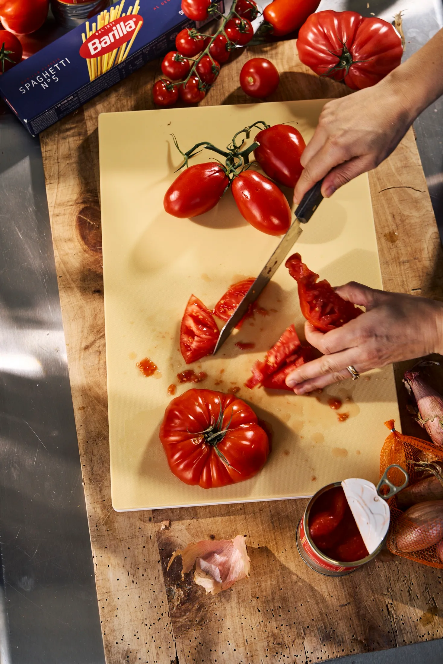 Chopping Tomatoes Barilla