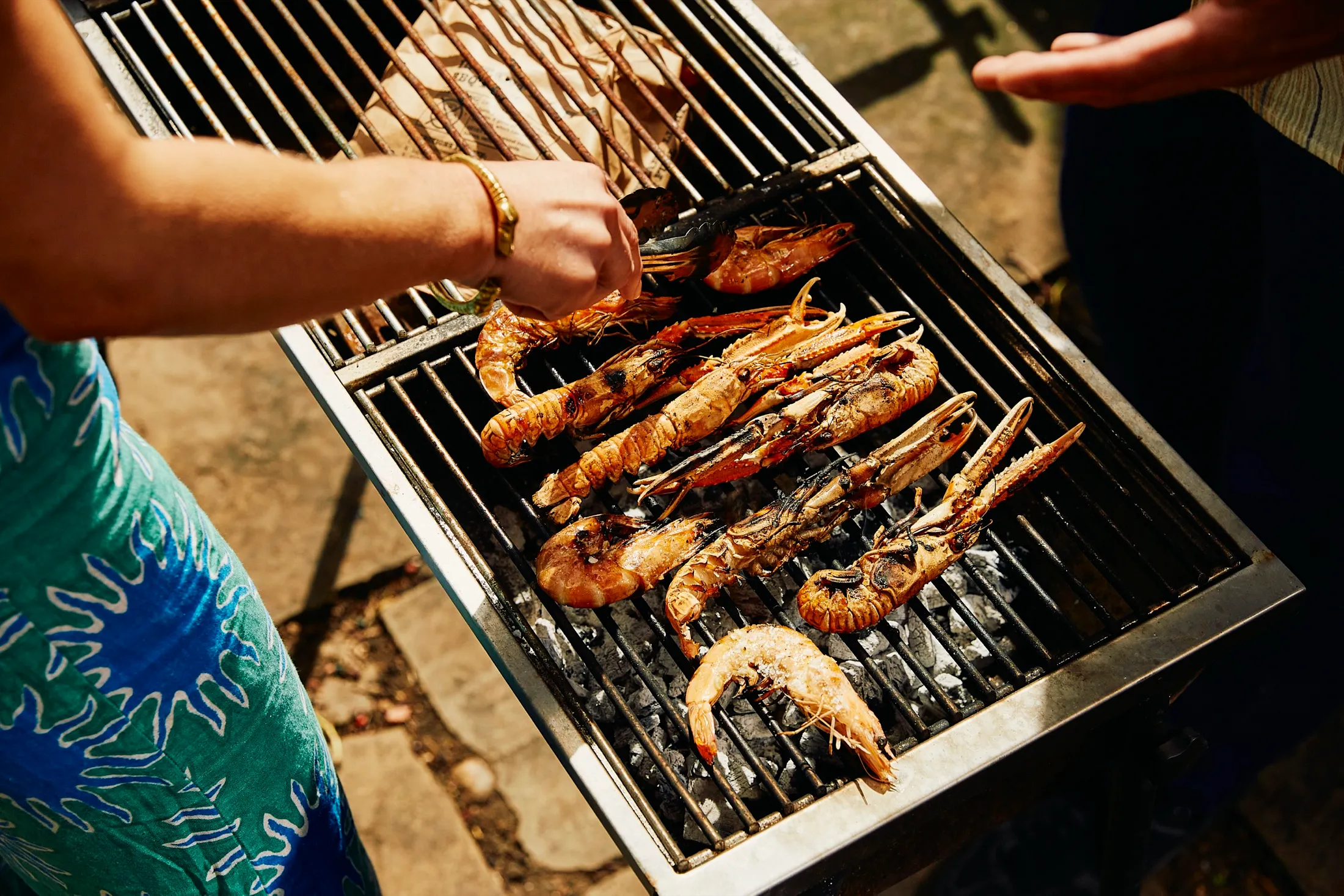 Flamegrilled Langoustines Summer Bbq Friends