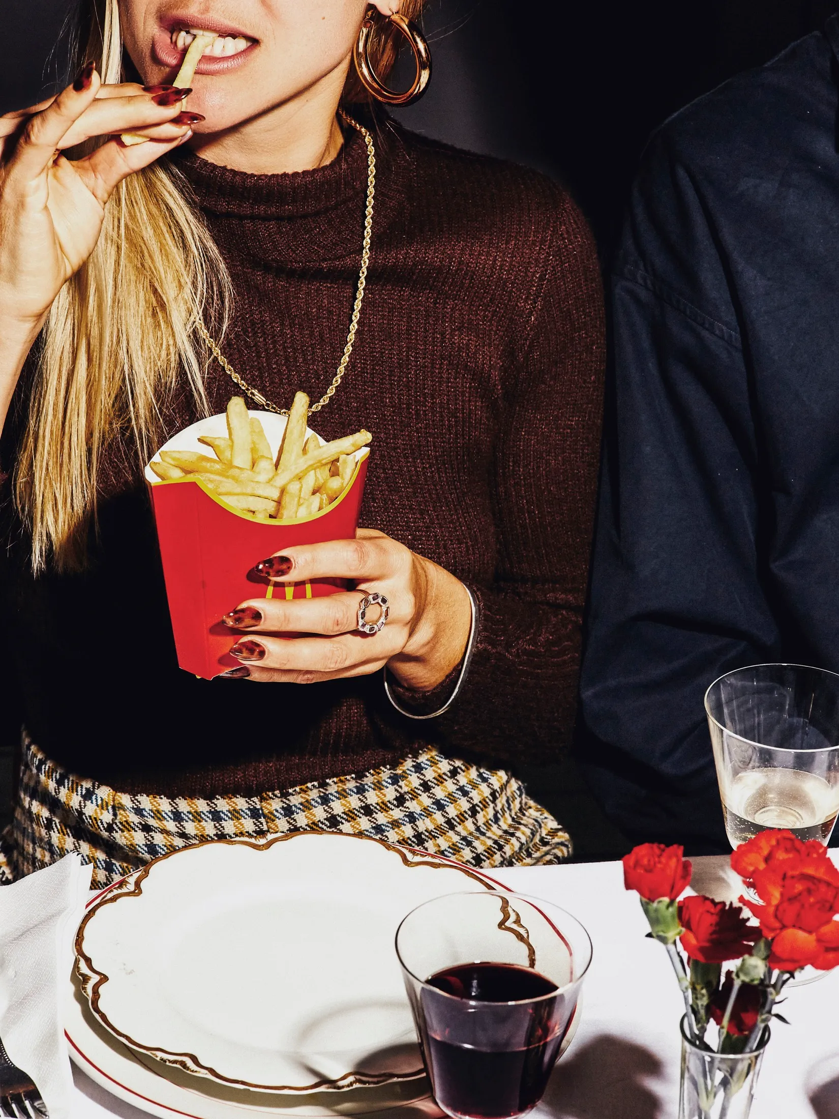 Girl Eating Fries After8 6