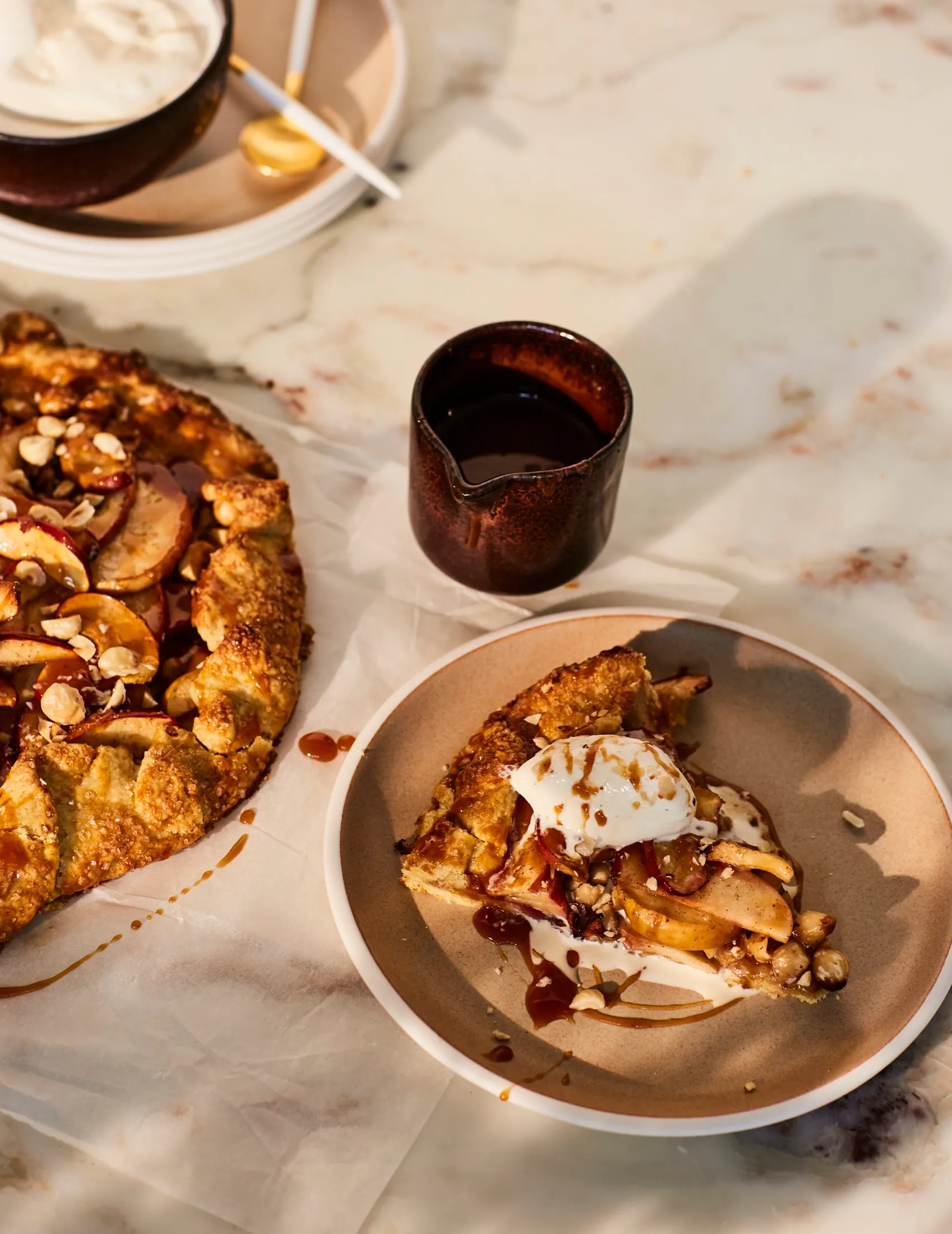 Harrods Apple Galette Plated