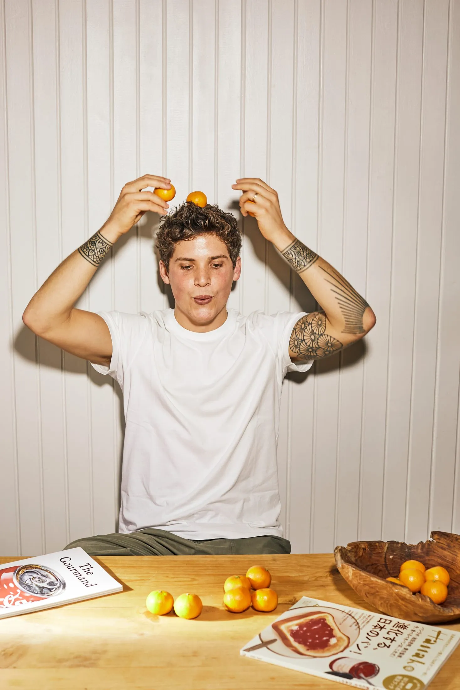 Max La Manna Oranges Portrait Lifestyle