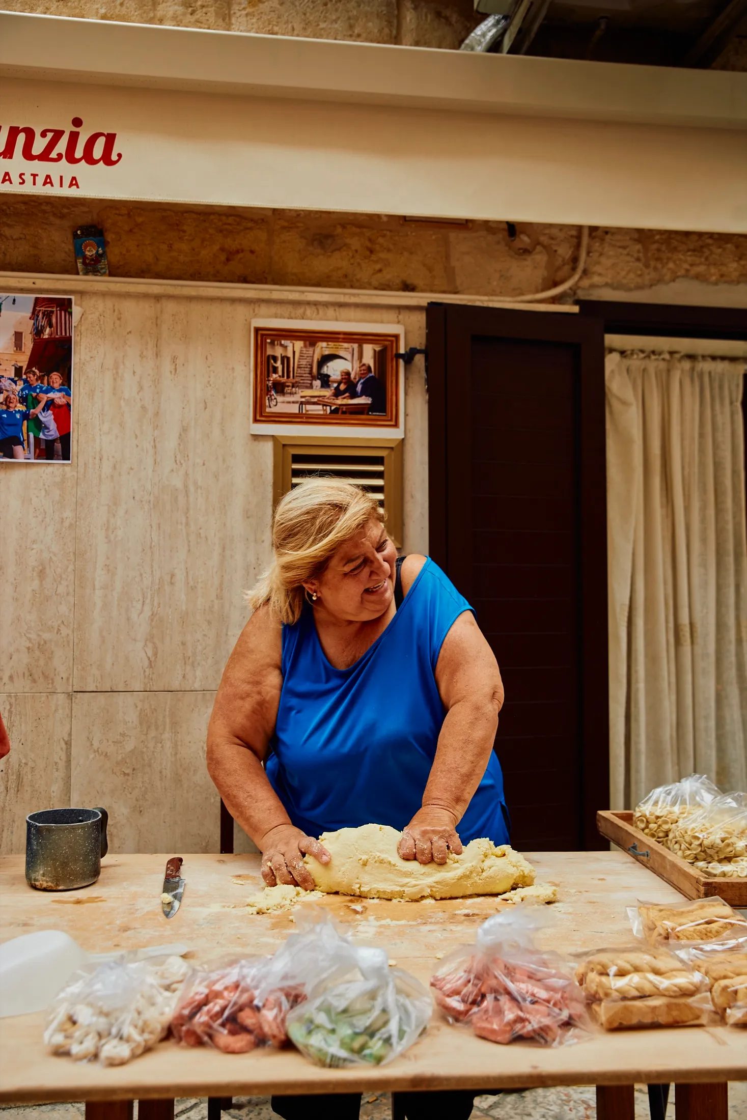 Nonna Making Dough Pasta Evangelists