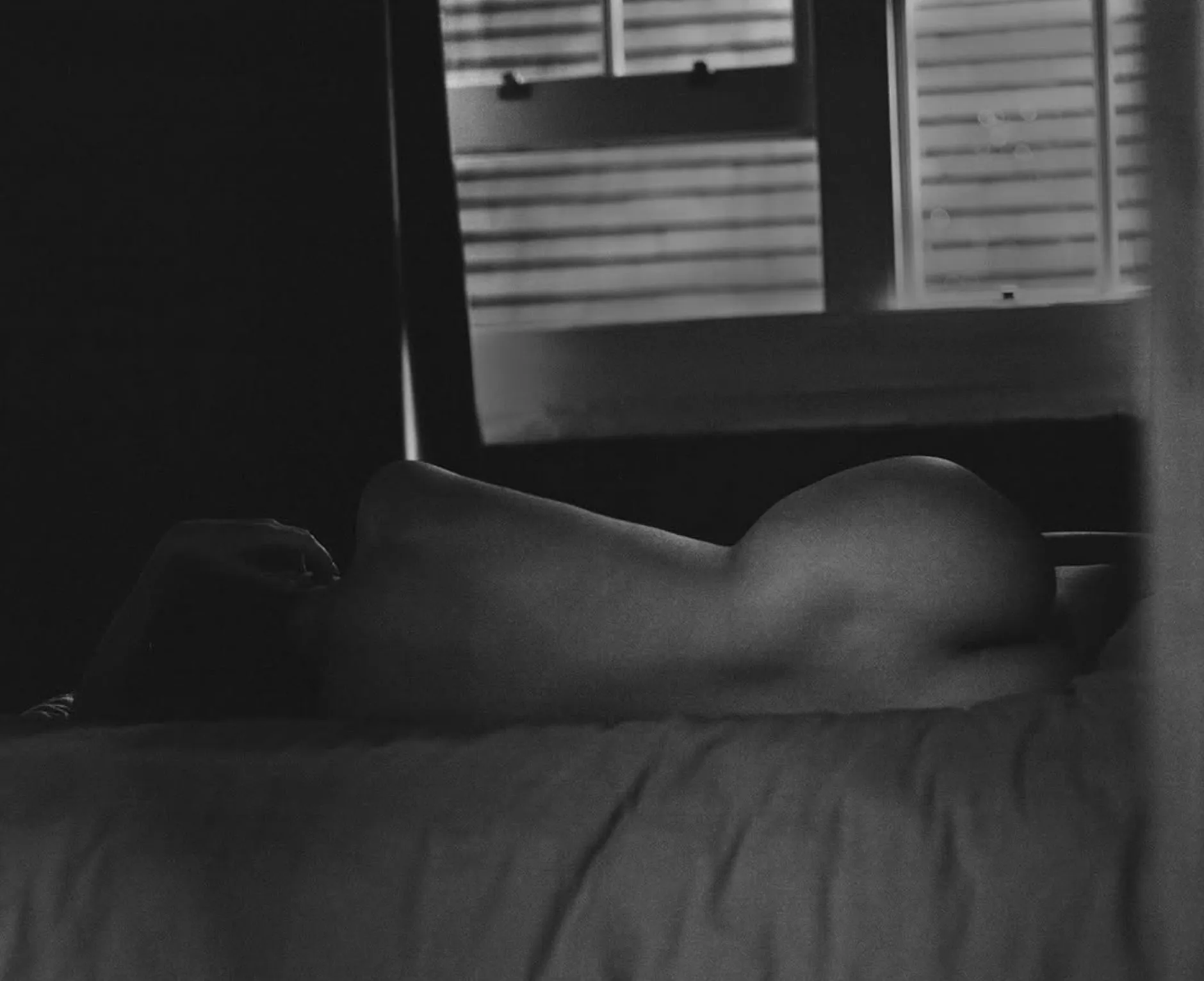 Nude Model Bed Analogue Film