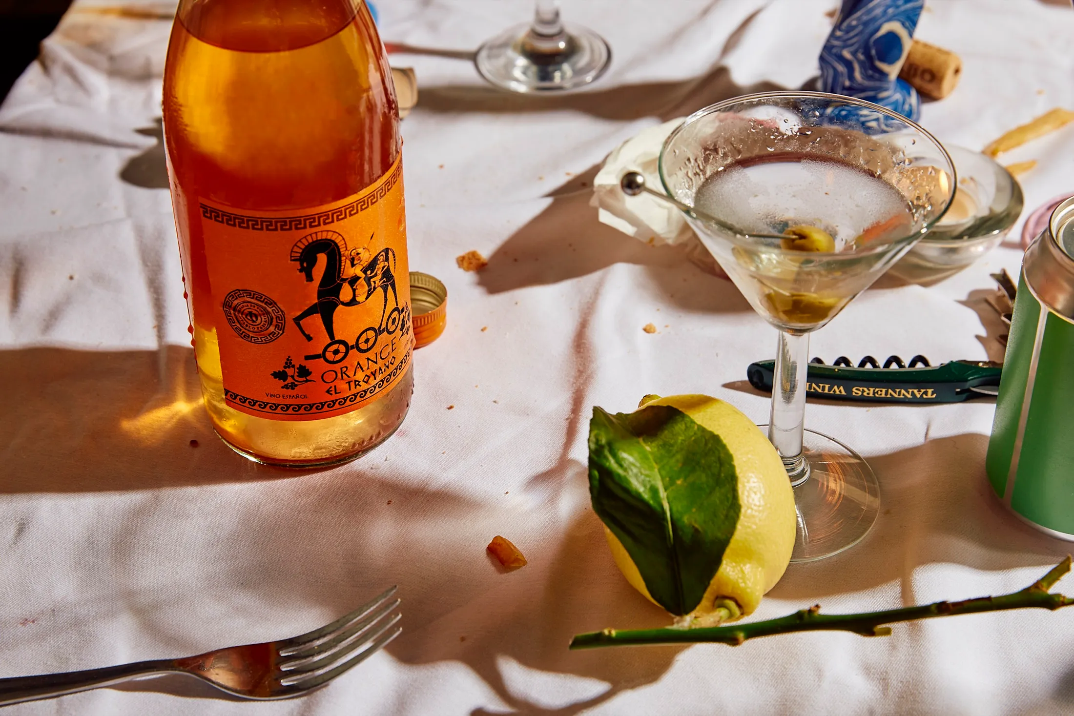 Orange Wine Martini Dinner Party