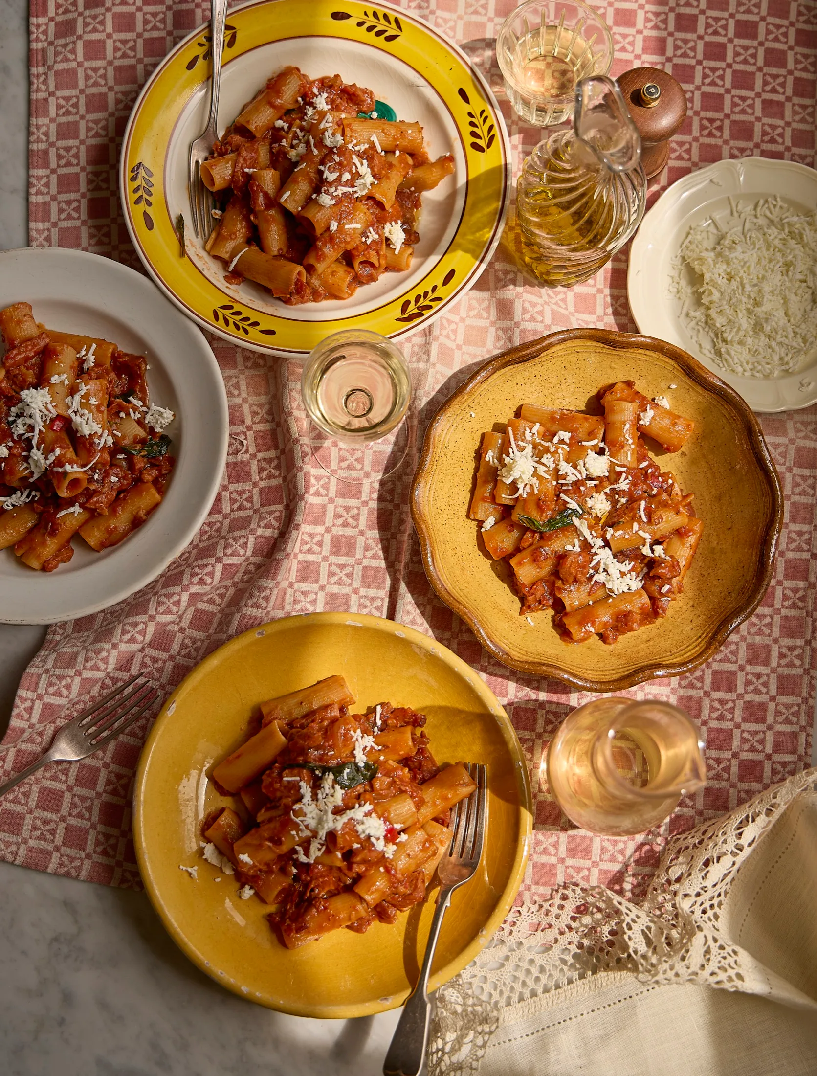 Pasta Salted Ricotta The Italian Table Theo Randall Cookbook