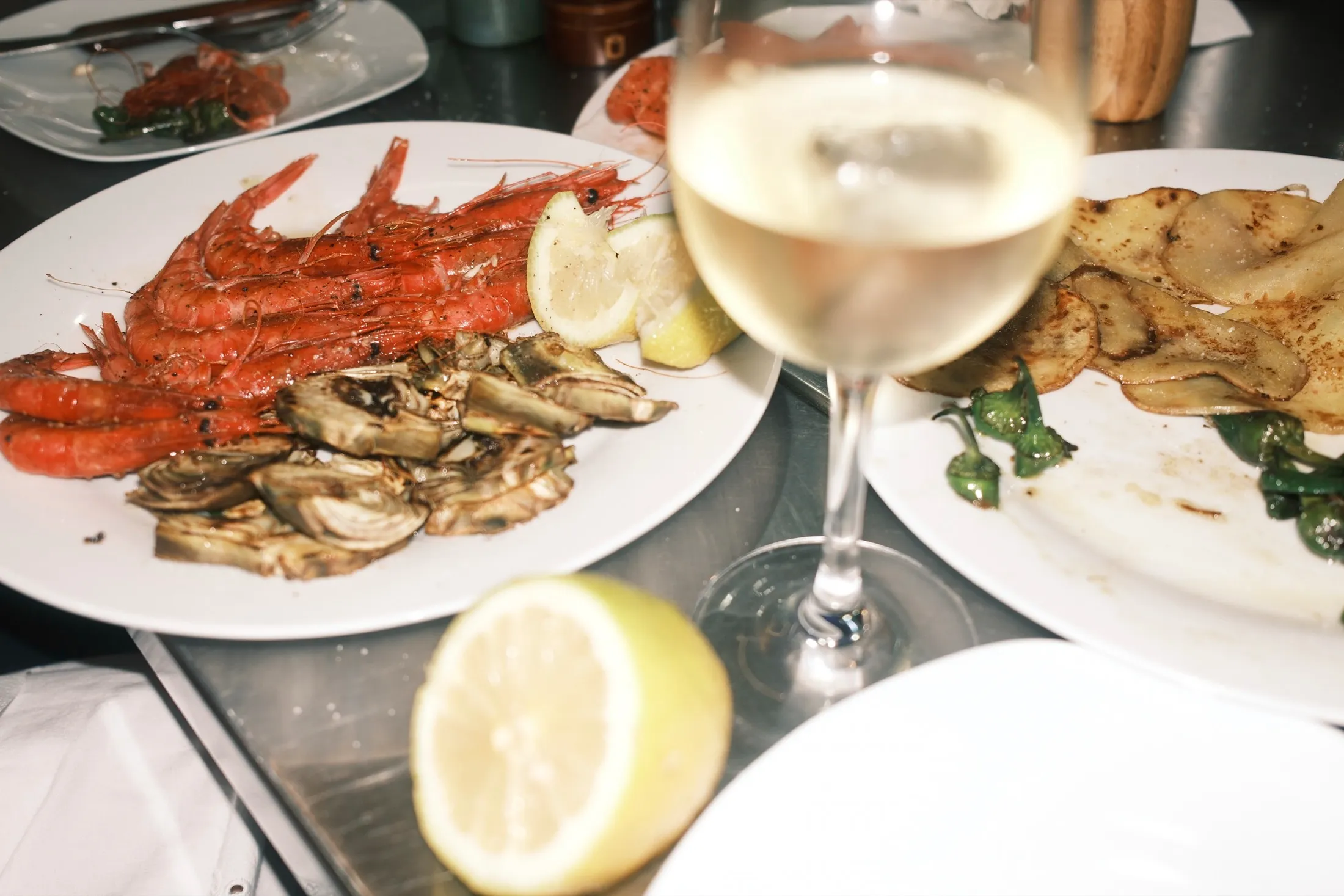 Prawns Artichoke Lemons