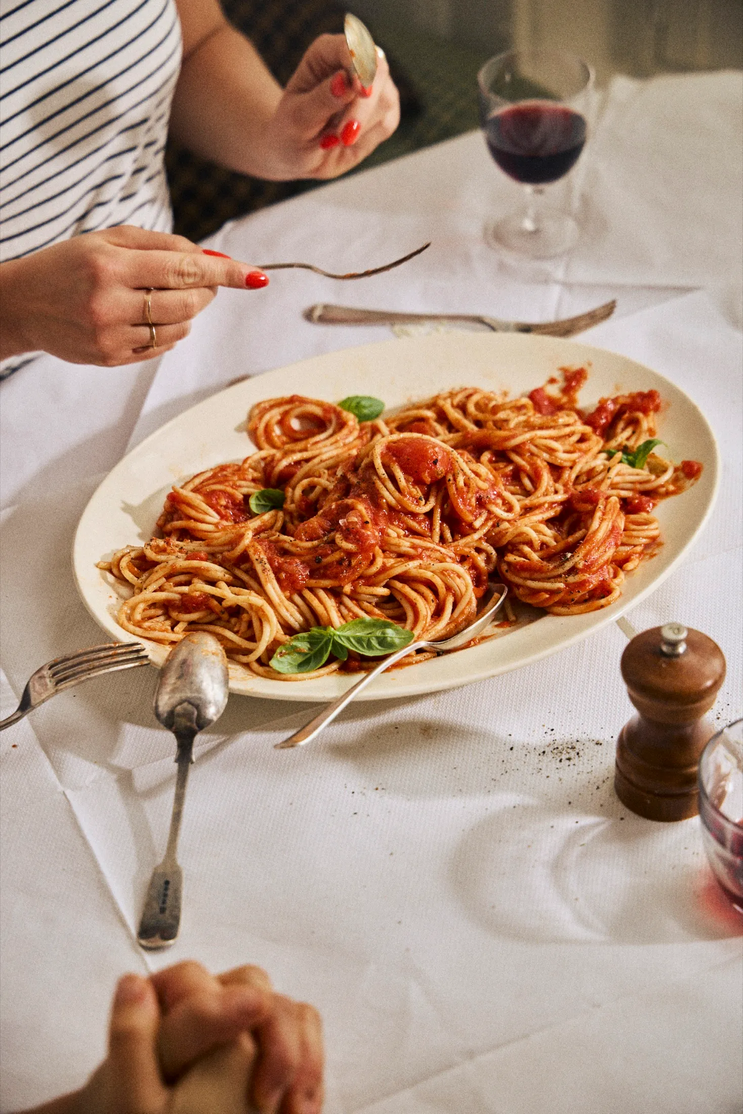 Spaghetti Platter Barilla