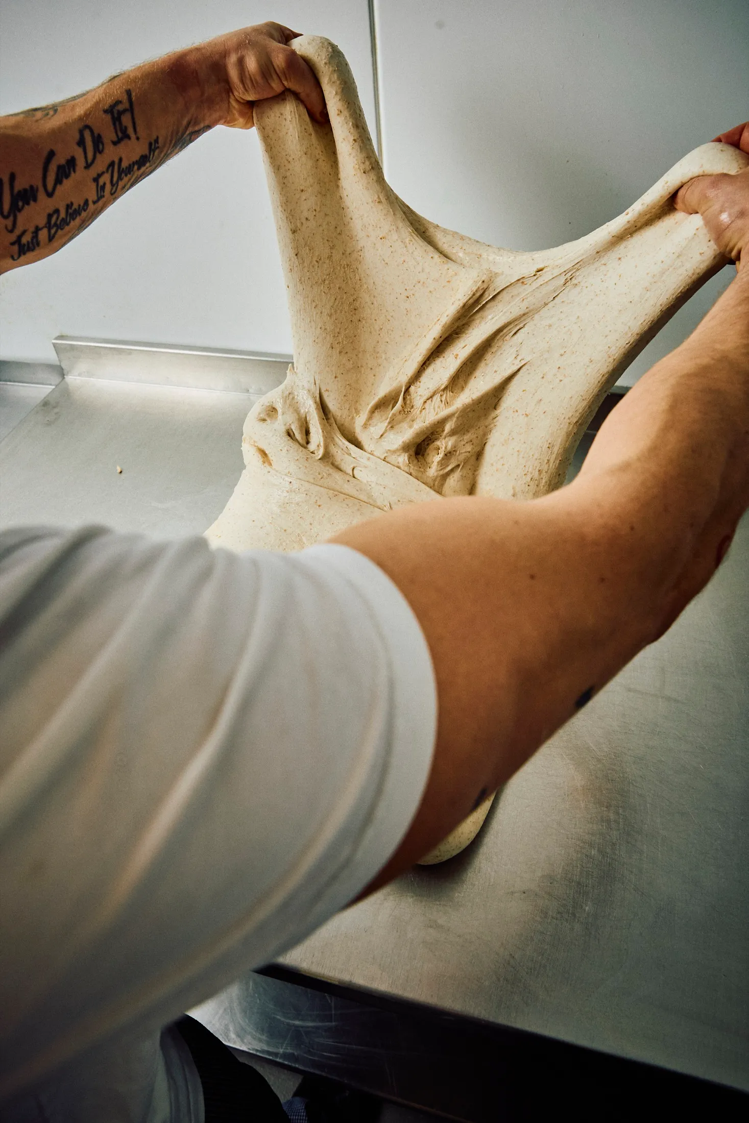 Stretching Sourdough Galeta