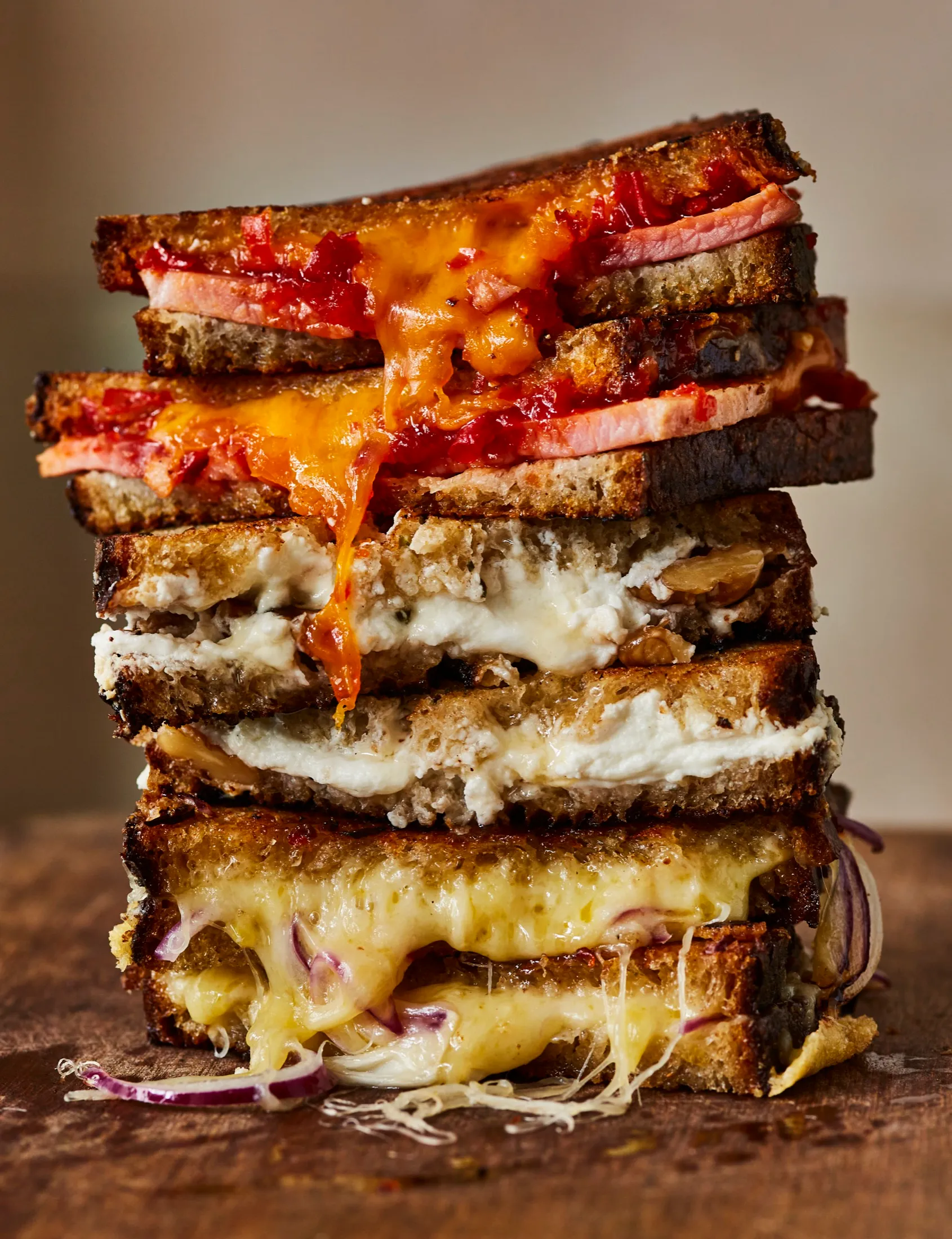 Toastie Stack The Cheese Life Cookbook