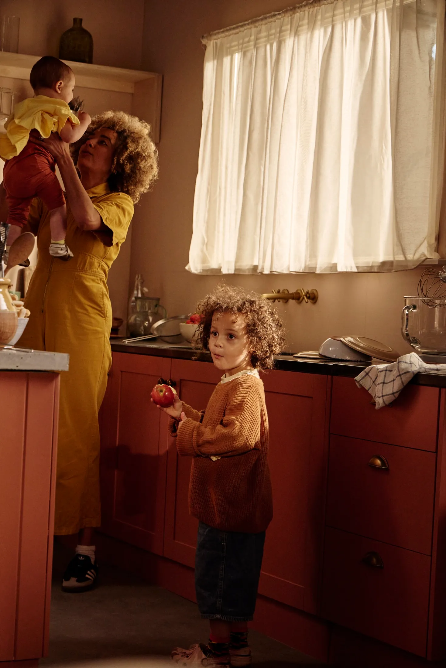 Toddler Eating Trifle Large Format Films