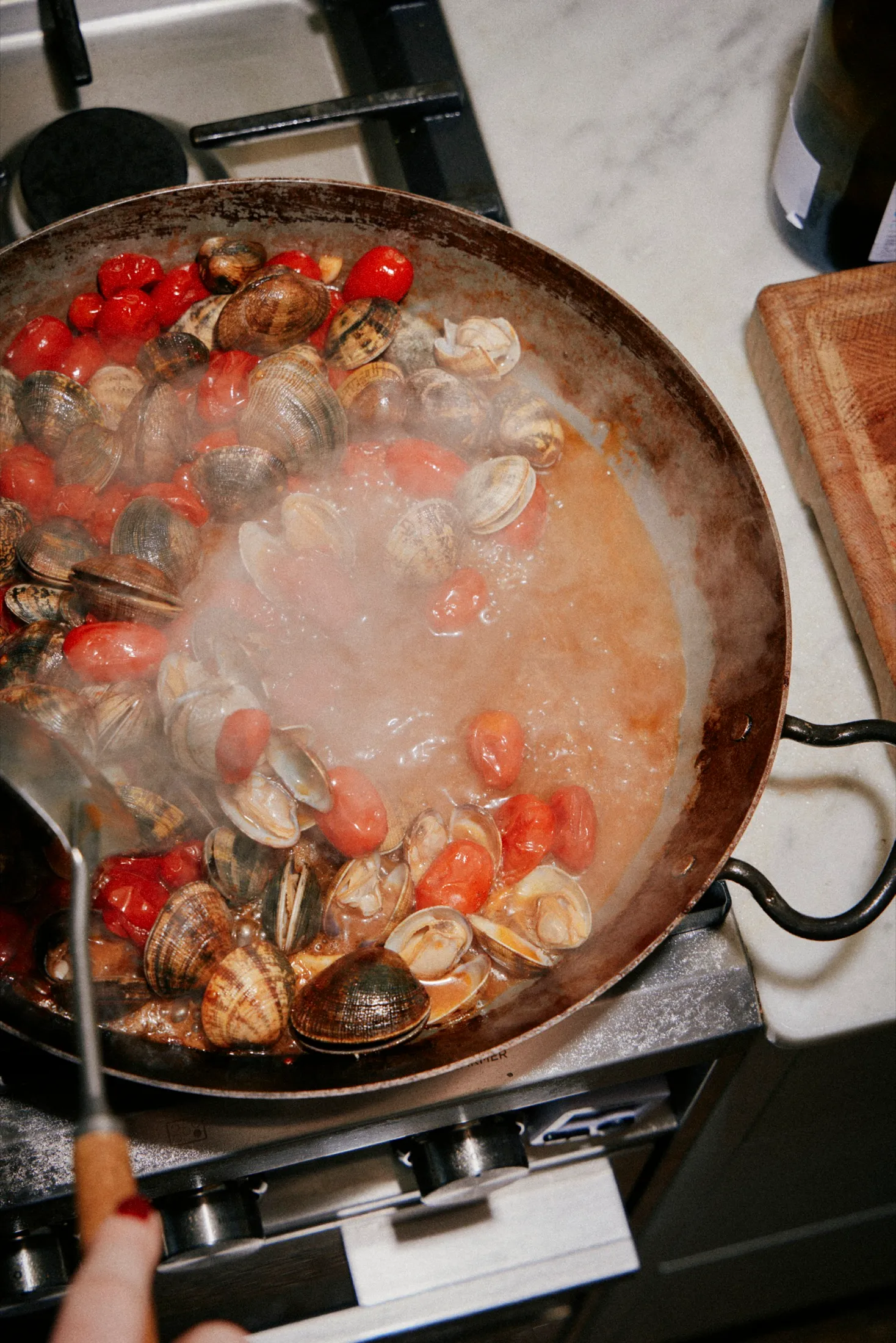 Tomato Clams Pan Dinner Party Waitrose