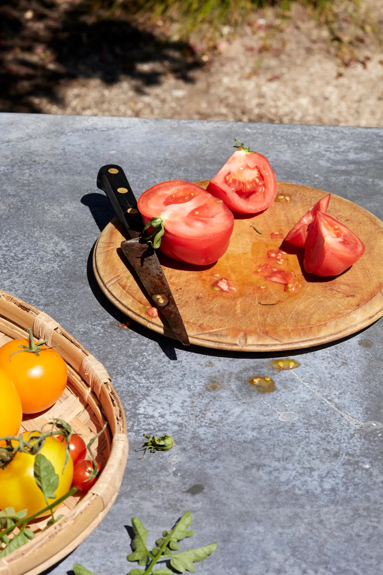 Tomatoes Alfresco Cooking