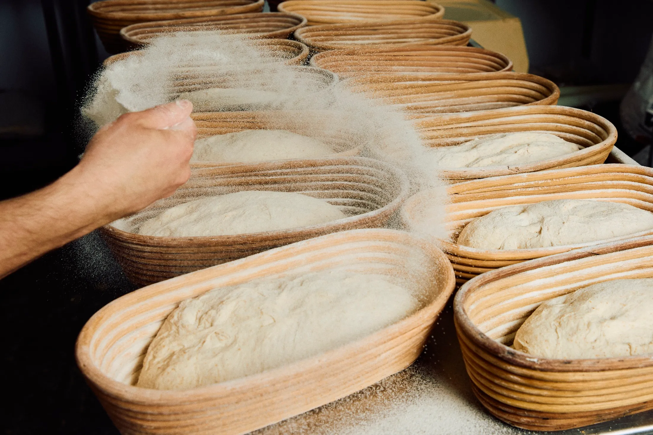 Tossing Flour Dough Galeta