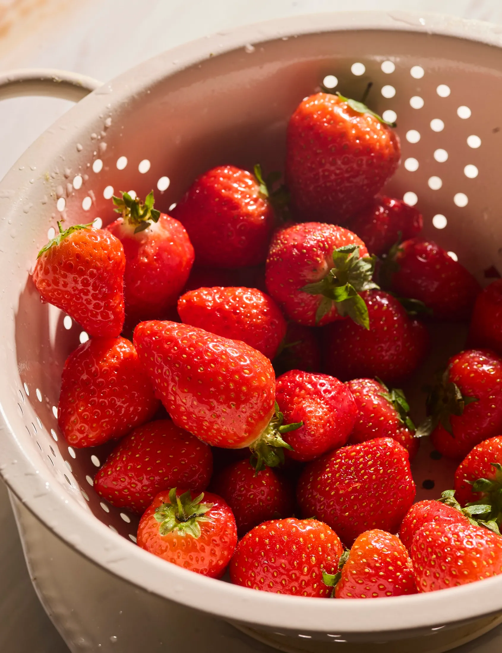 Washing Strawberries