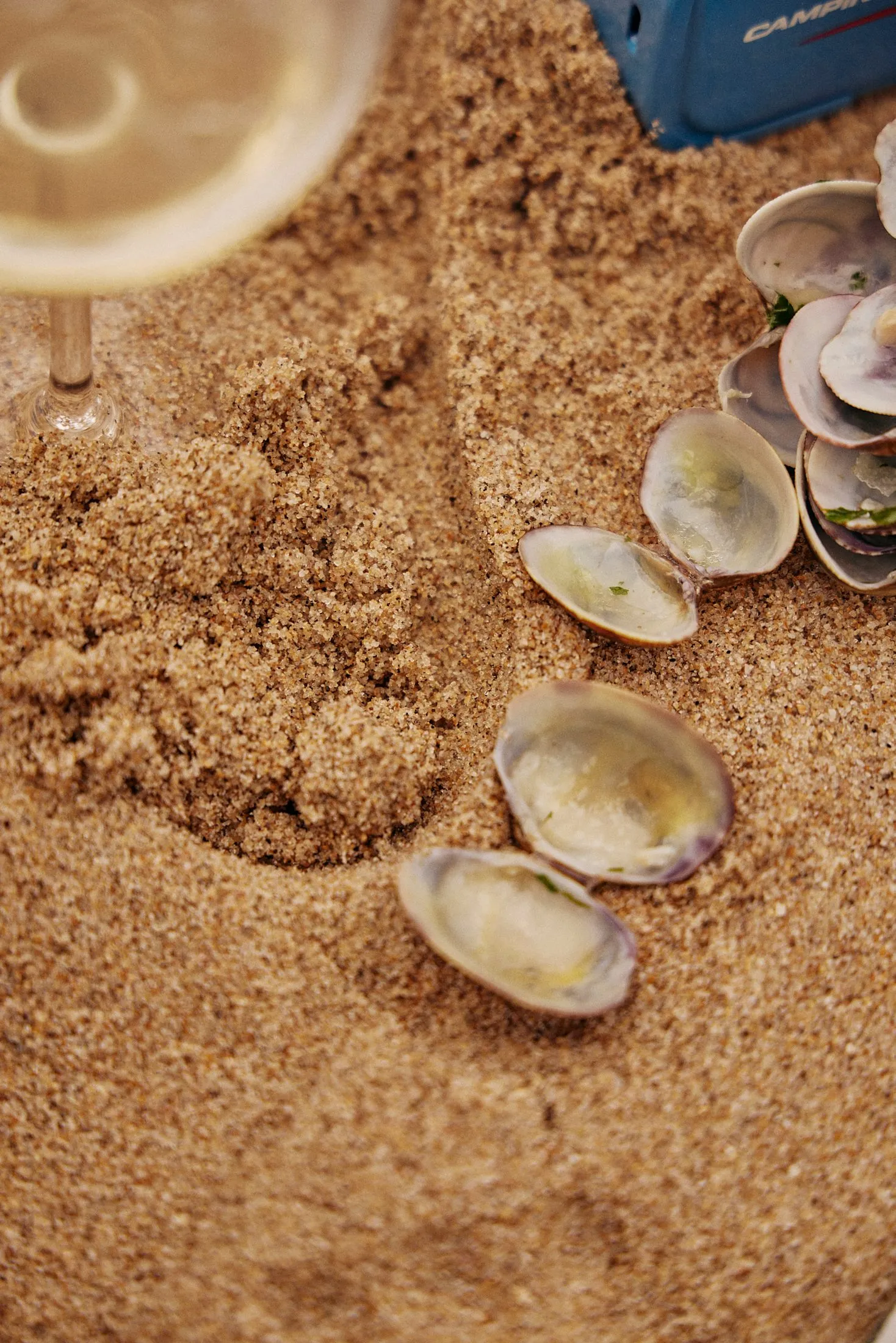 Wine Clams Beach Lifestyle